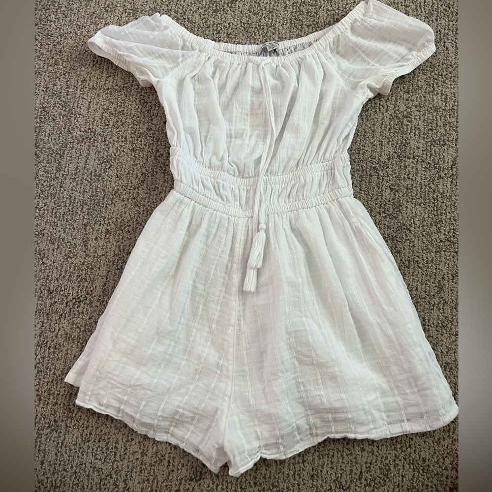 American Eagle White Romper